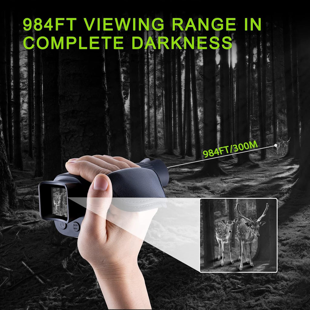 Digital Night Vision Monocular with 32 GB Micro SD Card N142