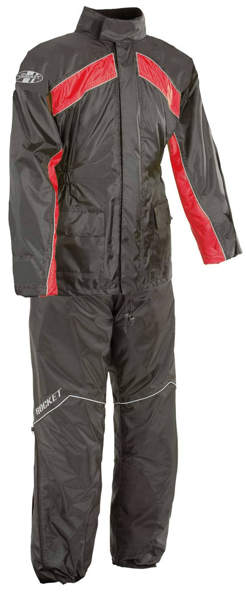 Large Black/Red Rain Suit Z718