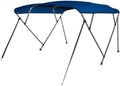 Royal Blue 3 Bow Bimini Top Canvas Sun Shade with Storage Boot Q721