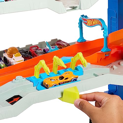 Ultimate Garage Toy Car Track Set with 2 Die-Cast Toy Cars F536