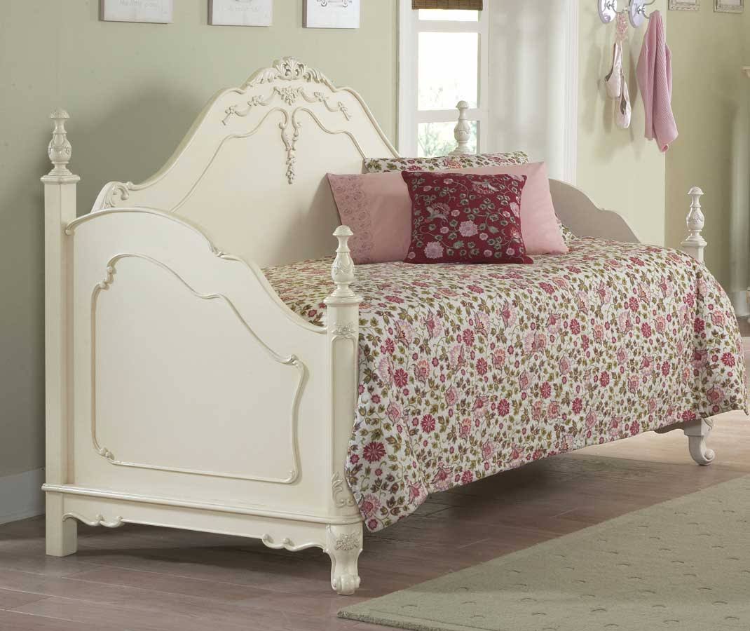 Twin Canopy Poster Bed in White P80198
