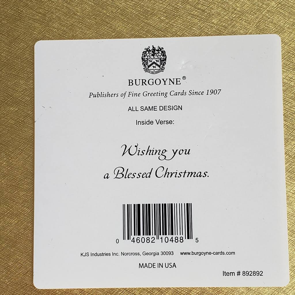Handmade Religious Holiday Cards G262