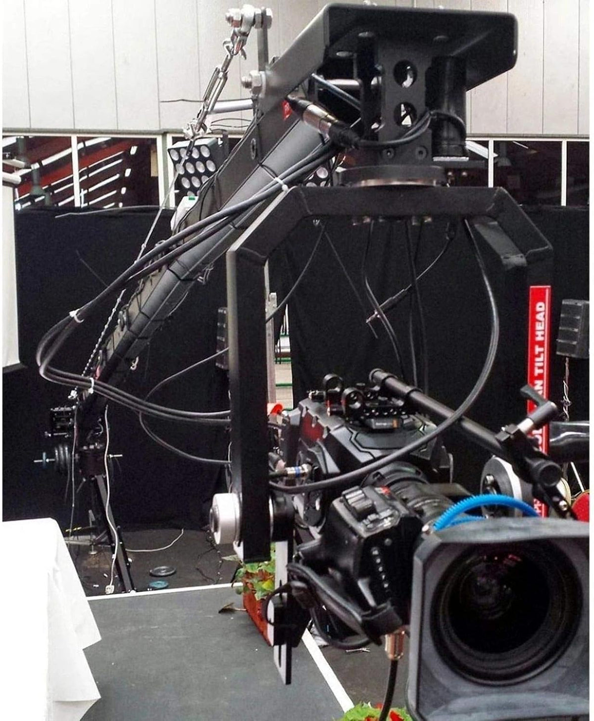 Gold Motorized Camera Pan Tilt Head with Joystick Control J4359