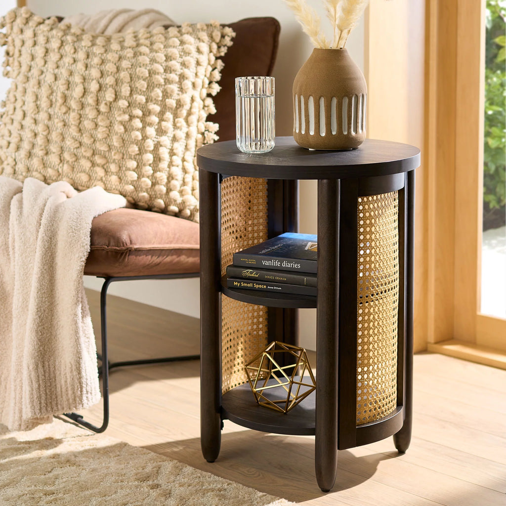 Side Table, Light Honey Finish B8331