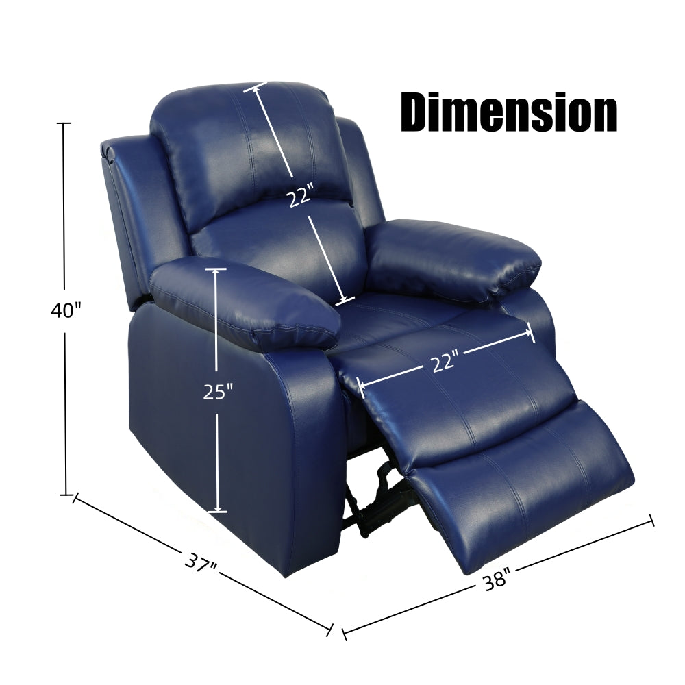 Faux Leather Recliner Chair H7692
