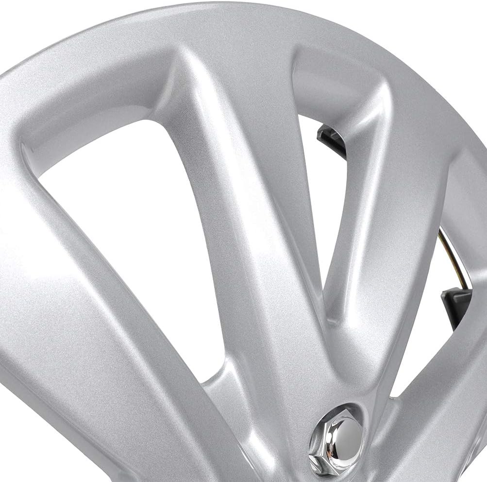 4PC Set 16 inch Silver Hubcap Wheel Cover Snap On Hubcap R657841