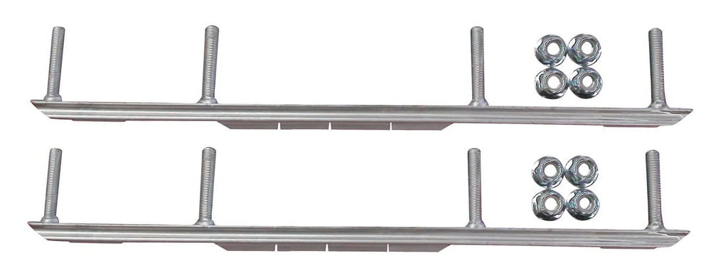 Green BX Snowmobile Skis Complete Kit F181001