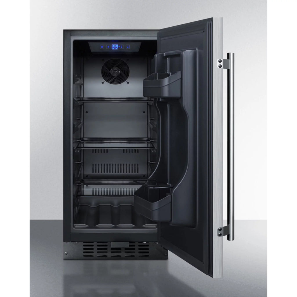 15" Wide ADA Compliant All-Refrigerator with Stainless Steel Door M718608