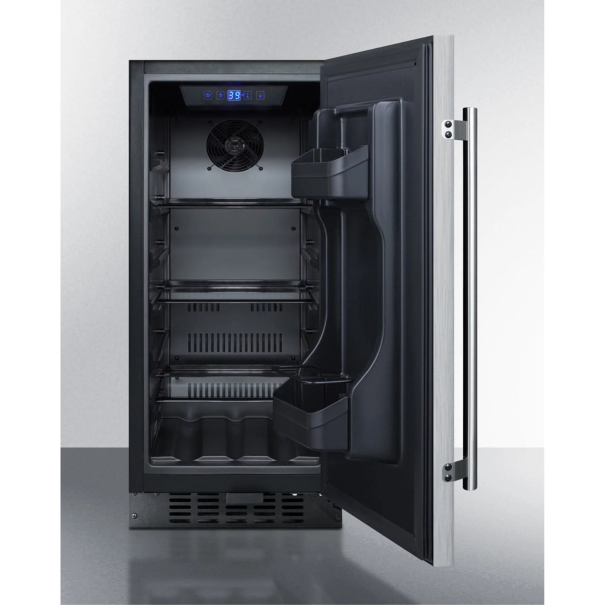 15" Wide ADA Compliant All-Refrigerator with Stainless Steel Door M718608