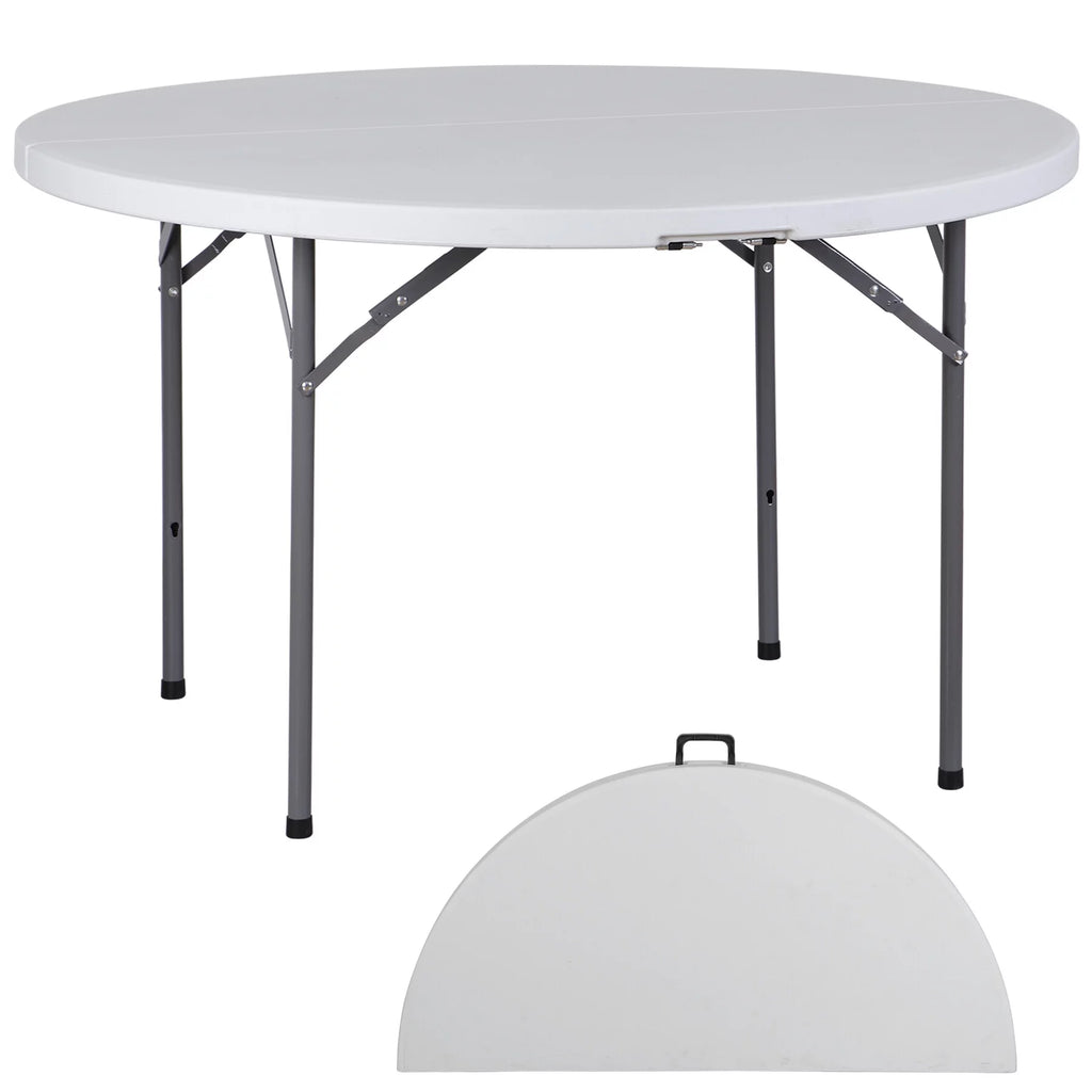Black Round Foldable Plastic Table M1216