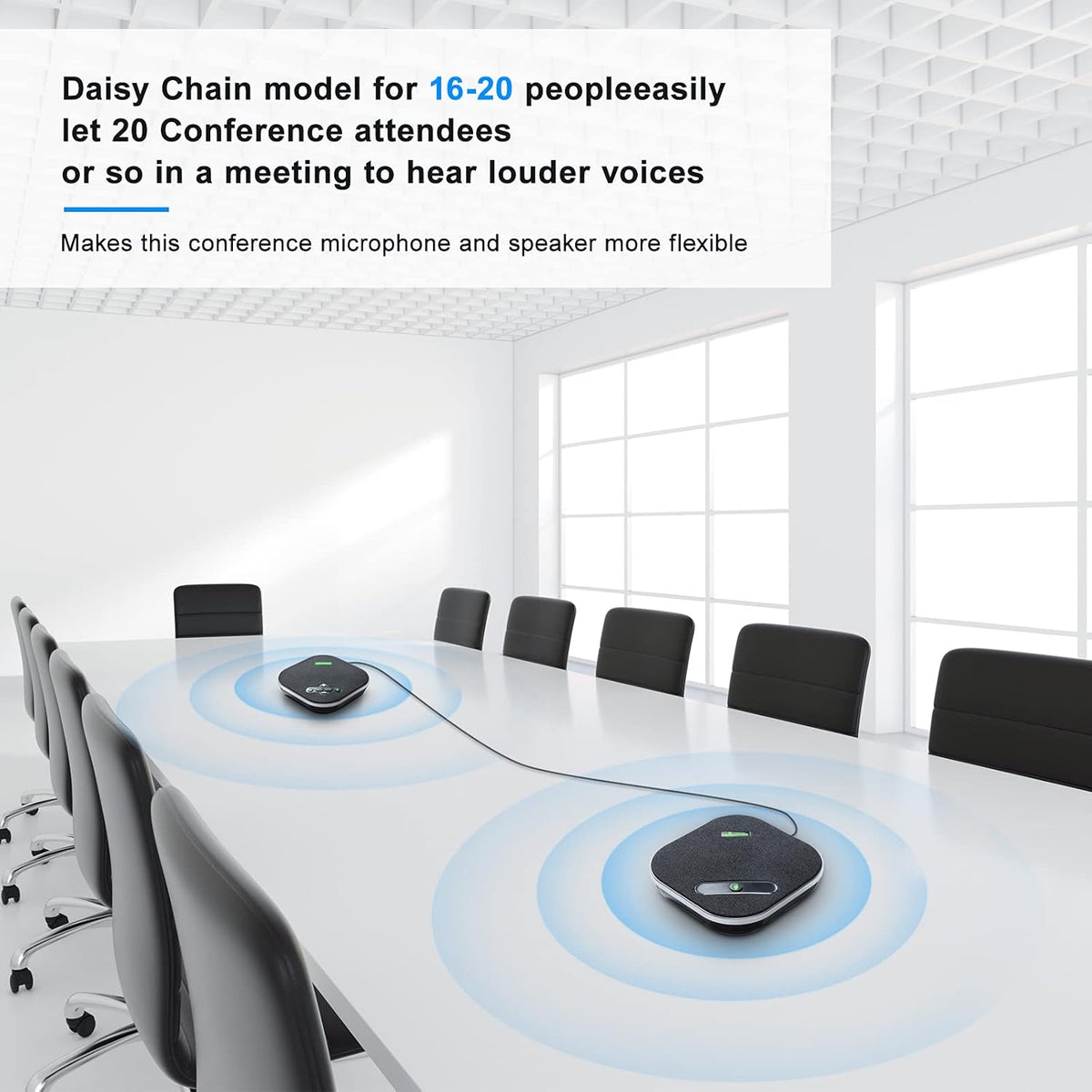 Bluetooth Speakerphones Conference Microphone with Microphone Y4907