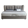 Italian Style Leather Bed P160