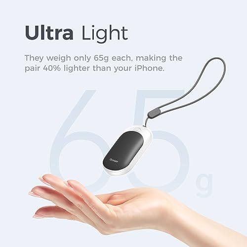 Magnetic Rechargeable Hand Warmers 2 Pack, Ultrathin Electric Handwarmers S93323