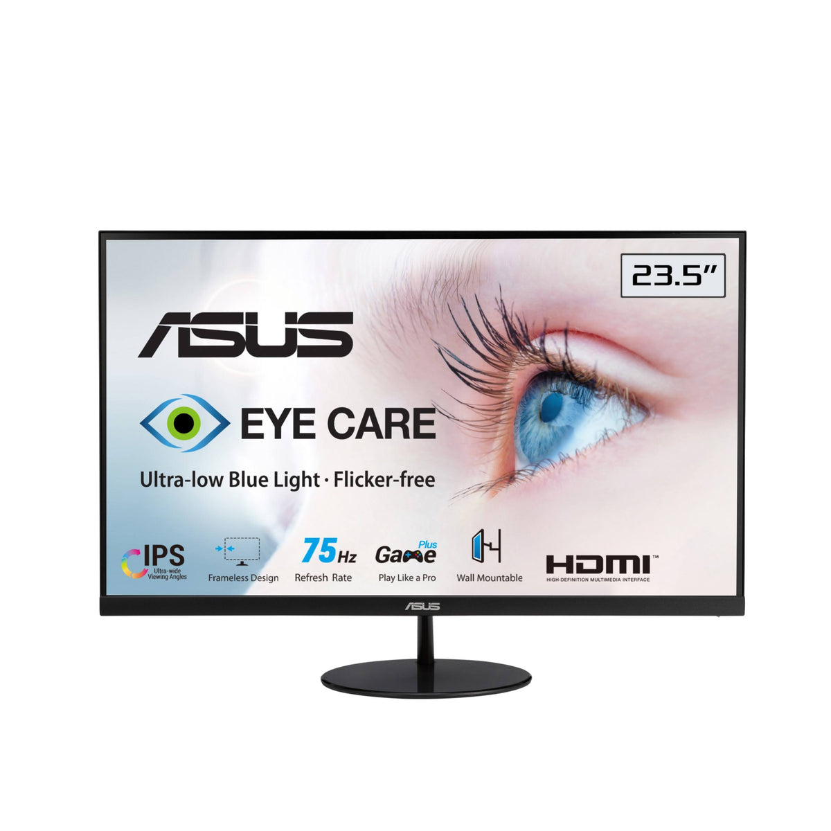 23.8" Full HD Gaming LCD Monitor - Black Q47596