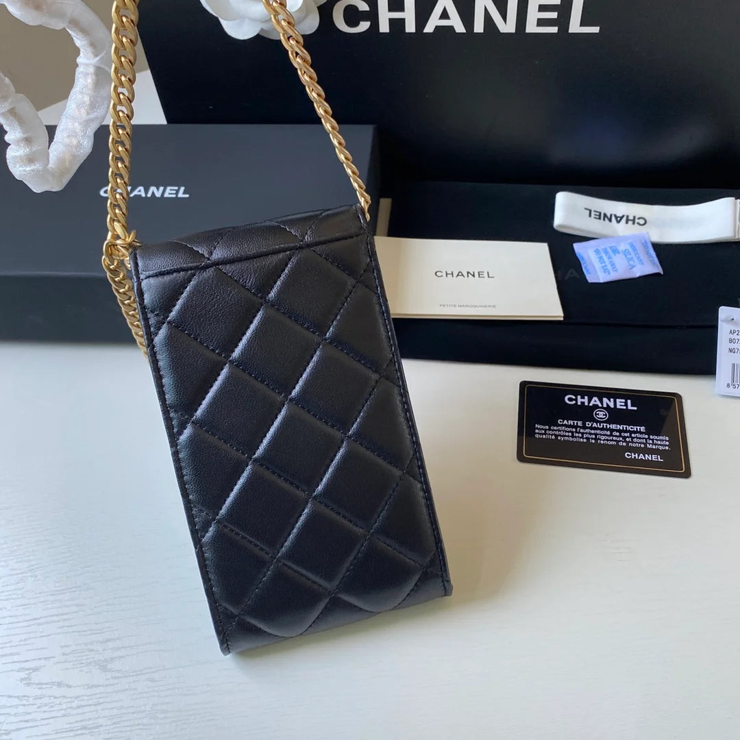 Black Phone Holder Bag Y23511