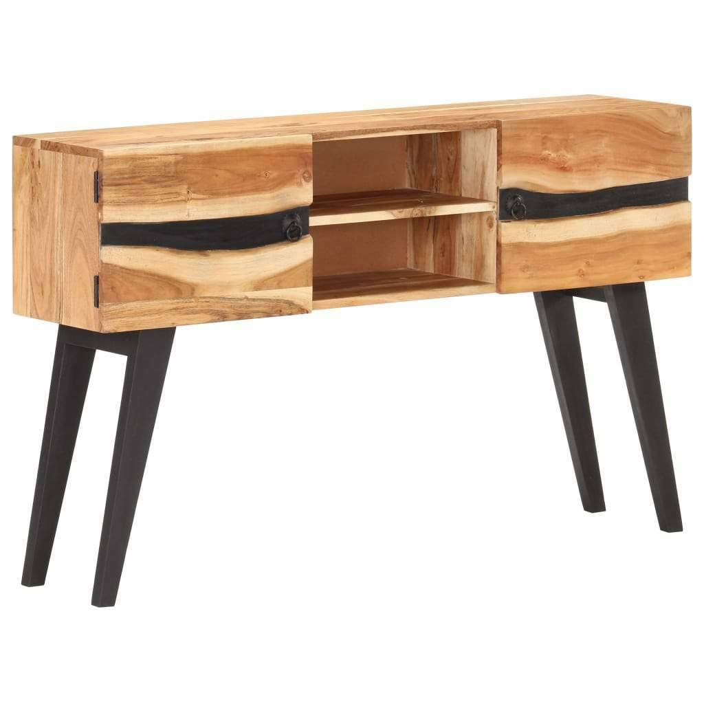 Solid Acacia Wood Sideboard L42686