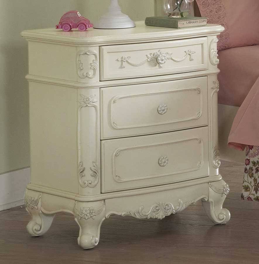 Twin Canopy Poster Bed in White P80198
