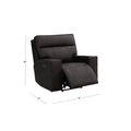 Brown Leather Power Reclining Armchair M42570
