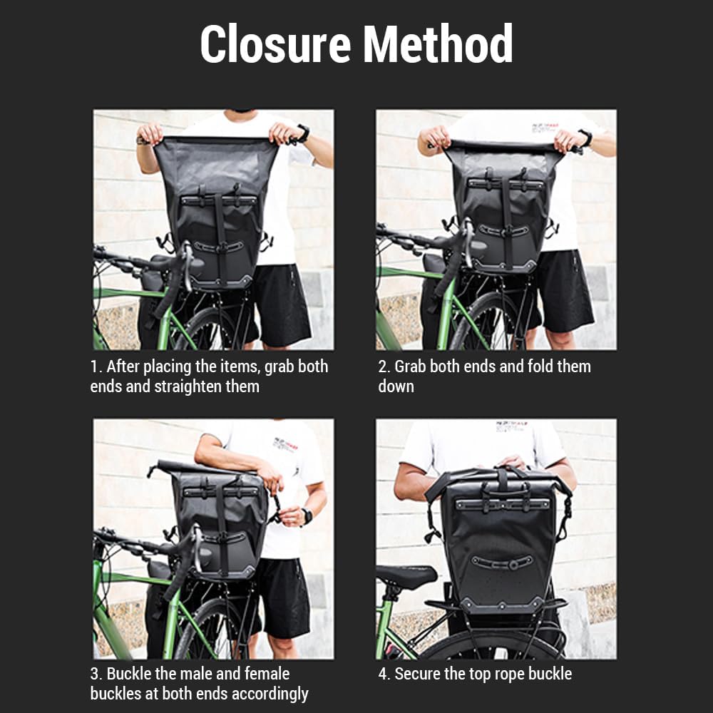 32L Waterproof Bike Pannier Bag N86297