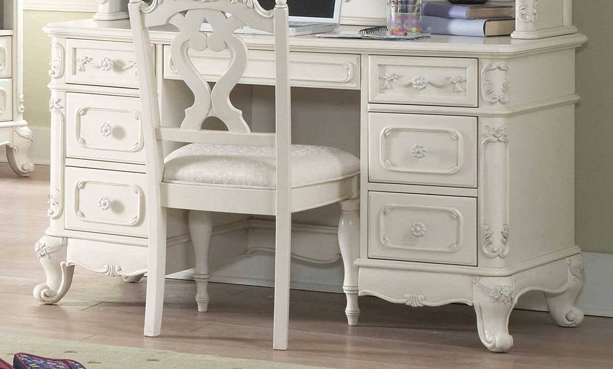 Twin Canopy Poster Bed in White P80198