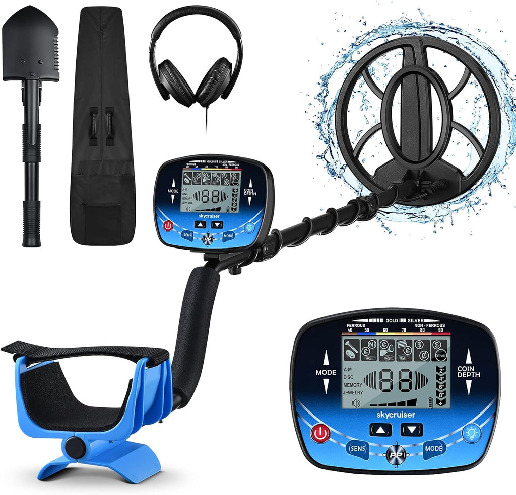 Waterproof Metal Detector with 10" IP68 Search Coil H9239