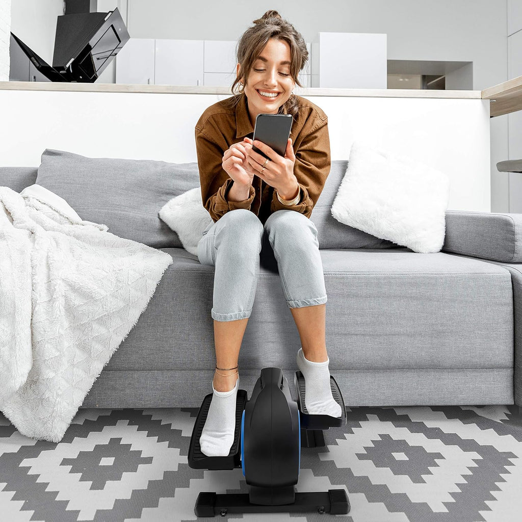 Compact Ergonomic Under Desk Elliptical Machine with 8 Resistance Level N43663