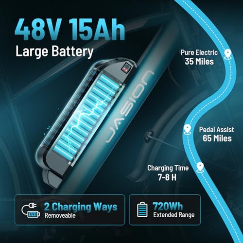 Electric Bike with 1500W Peak Motor, 48V 15Ah Battery, 26'' x 4'' Fat Tire R72195