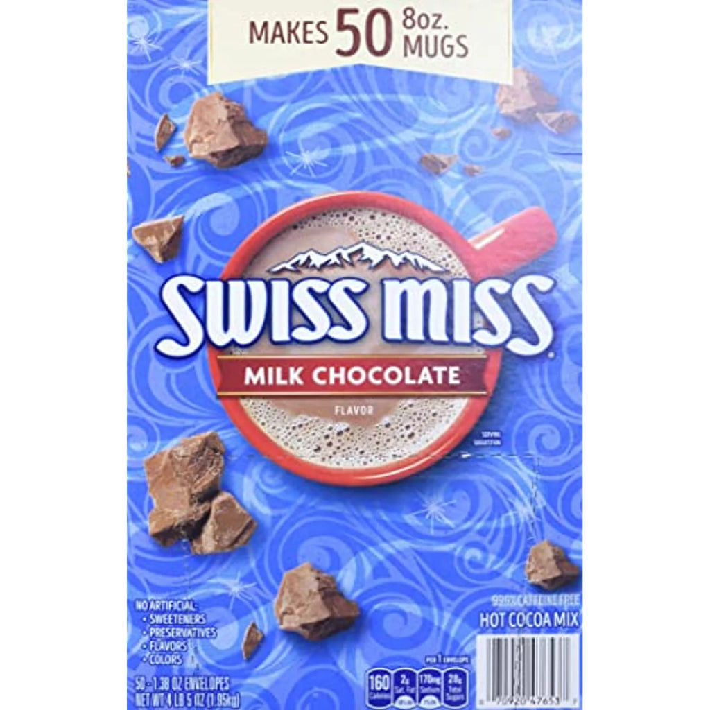 50 Ct Milk Chocolate Hot Cocoa Mix Packets M801978
