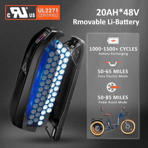 750W 48V 20Ah Battery Electric Tricycle G99777