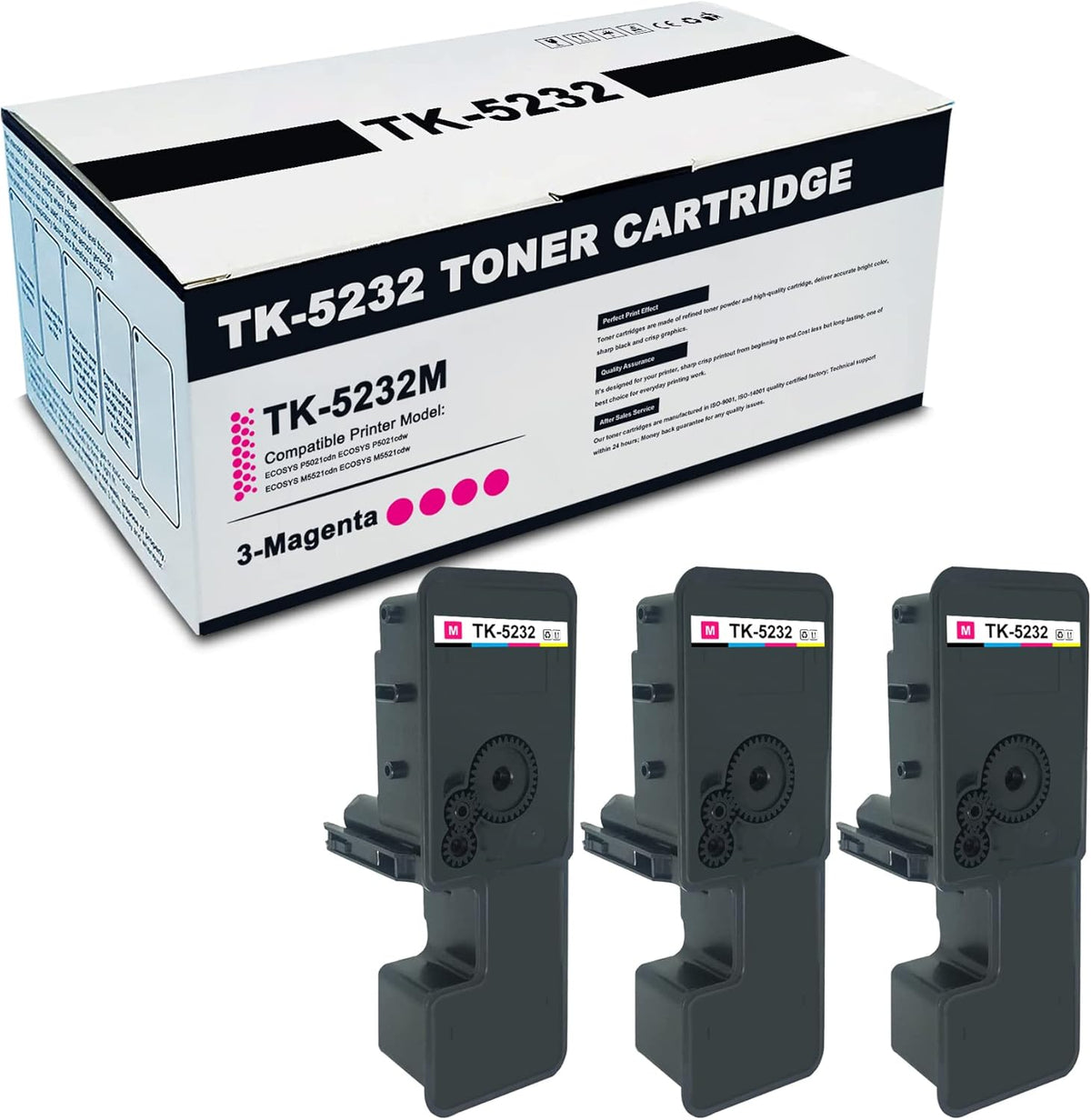 3 Pack Magenta Toner Cartridge Replacement G91856