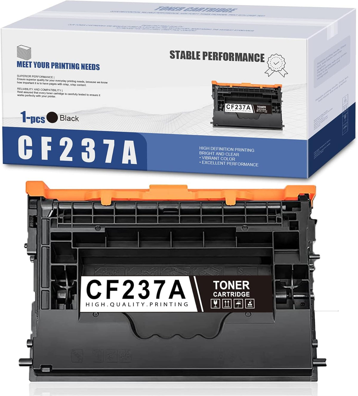 Black 1-Pack Toner Cartridge C2424