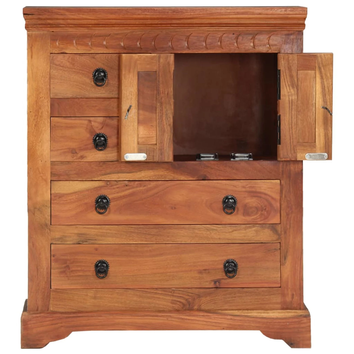Solid Acacia Wood Sideboard H16227