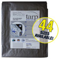 Heavy-Duty 14 by 14 Cross Weave UV Blocking 10-mil Silver Poly Tarp P1582