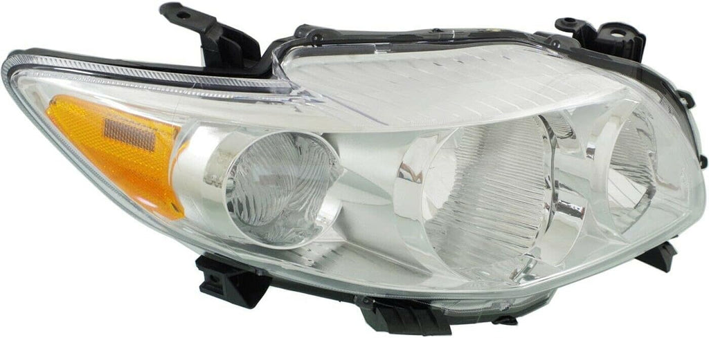 Passenger Side Right Headlight Compatible with 2009-2010 Toyota Corolla Japan Built Model Z56935