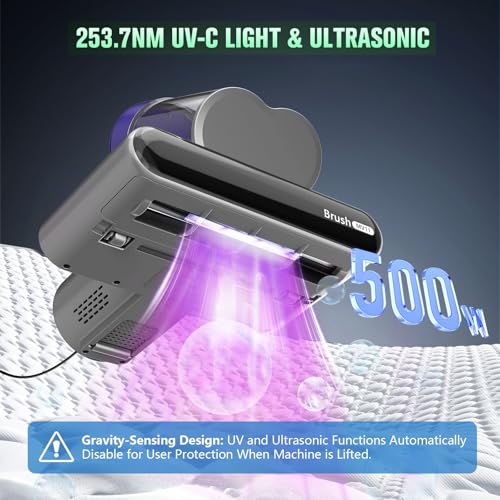 Mattress Vacuum Cleaner with UV-C Light, 16Kpa, 140°F Heat, Corded Z50069