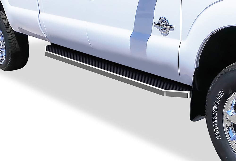 Black Running Boards 6 inches Crew Cab Y979