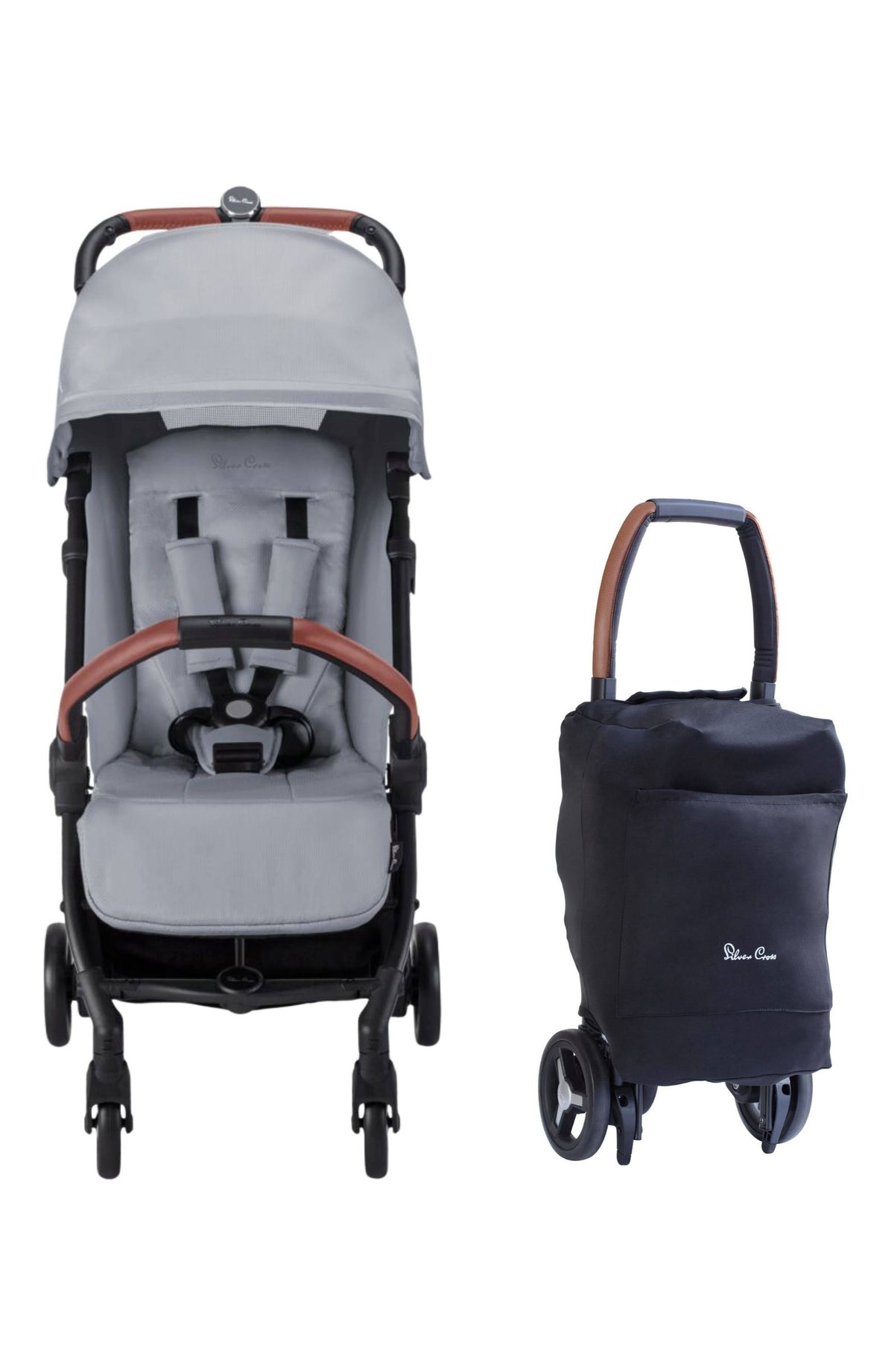 Silver Ultra Compact Stroller O332