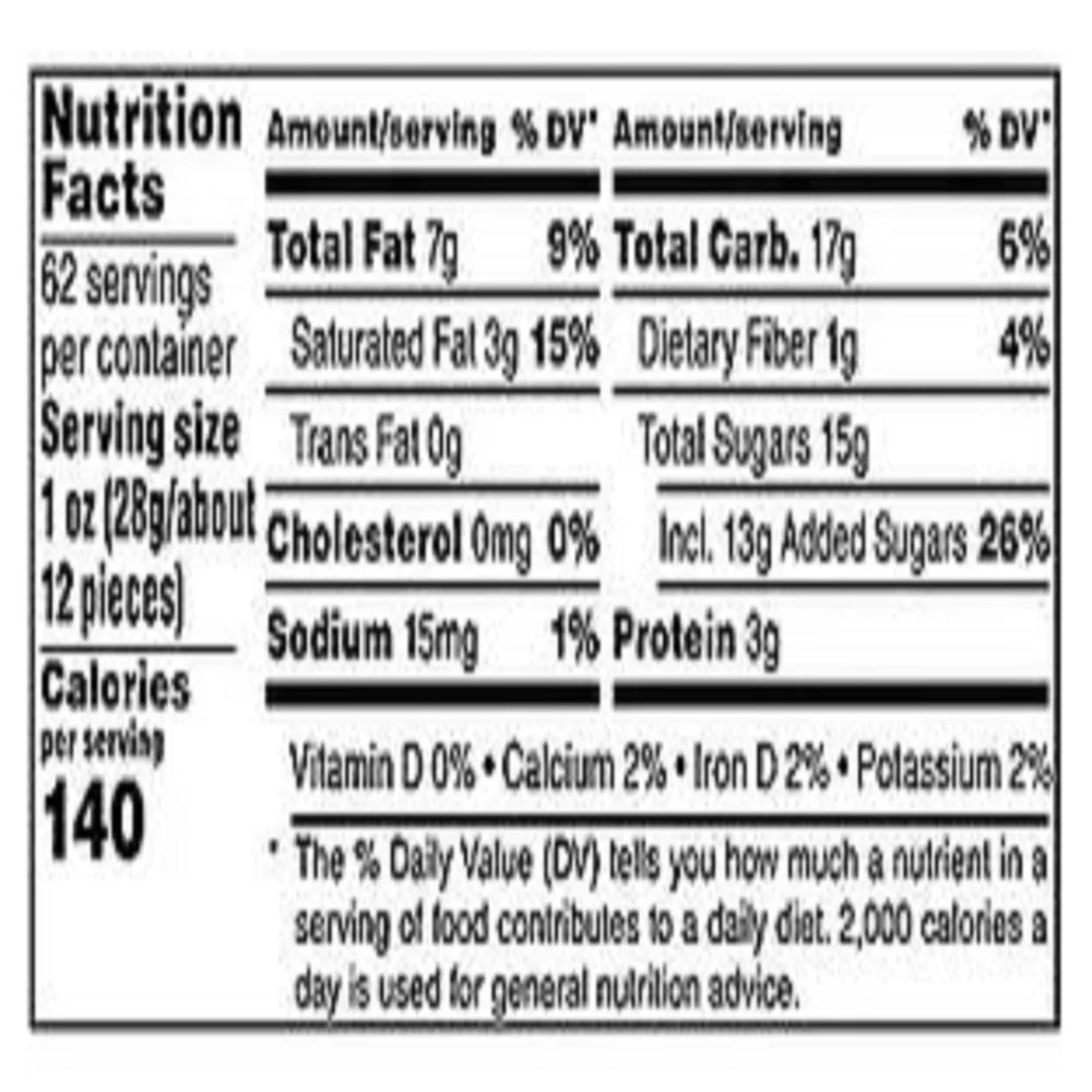 62 oz Peanut Milk Chocolate Candy Jar K20504
