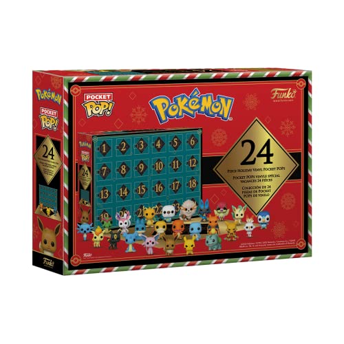 Pokemon Advent Calendar 24 Days of Surprises Collectible Vinyl Mini Figures Z17528
