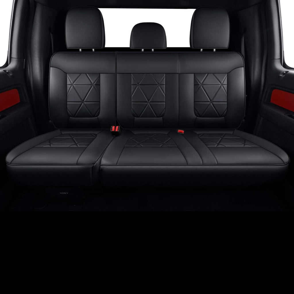 2 Pc Black Front Seat Covers G97295