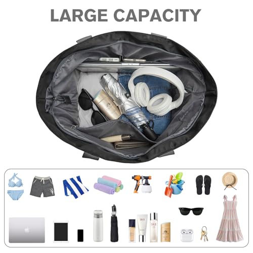 Waterproof Sandproof Large Capacity Foldable Beach Tote Bag R8051