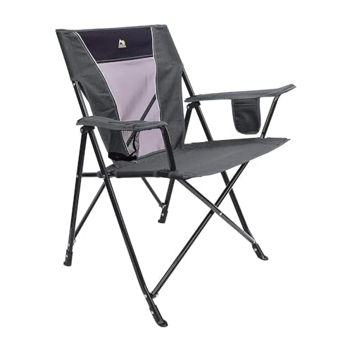 Portable Folding Rocking Camping Chair with Drink Holder F38621