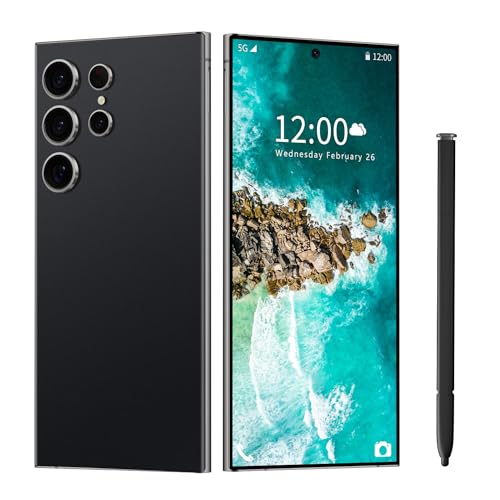 White 6.8" 6GB+256GB Unlocked Smartphone M278402