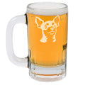 12oz Beer Mug Stein Glass K8295