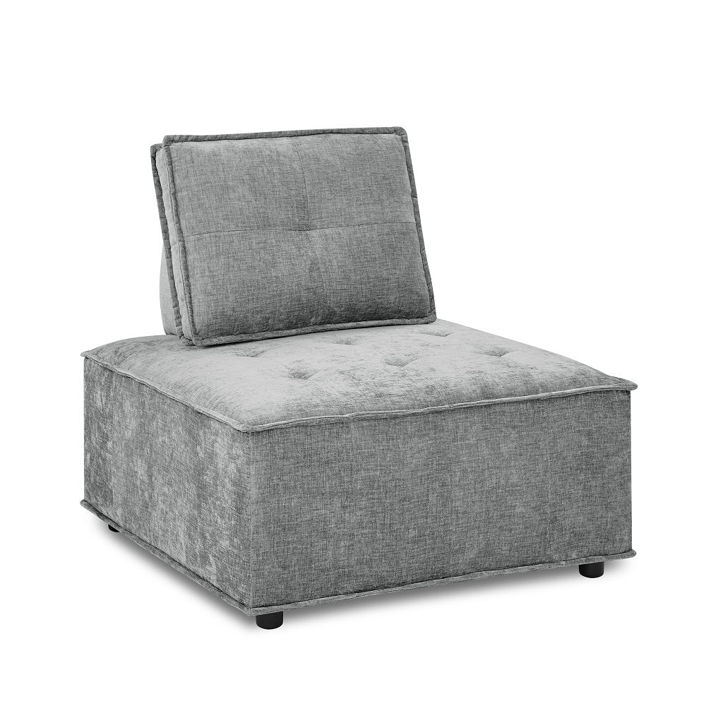 Chenille Grey Modular Sectional Sofa G776937