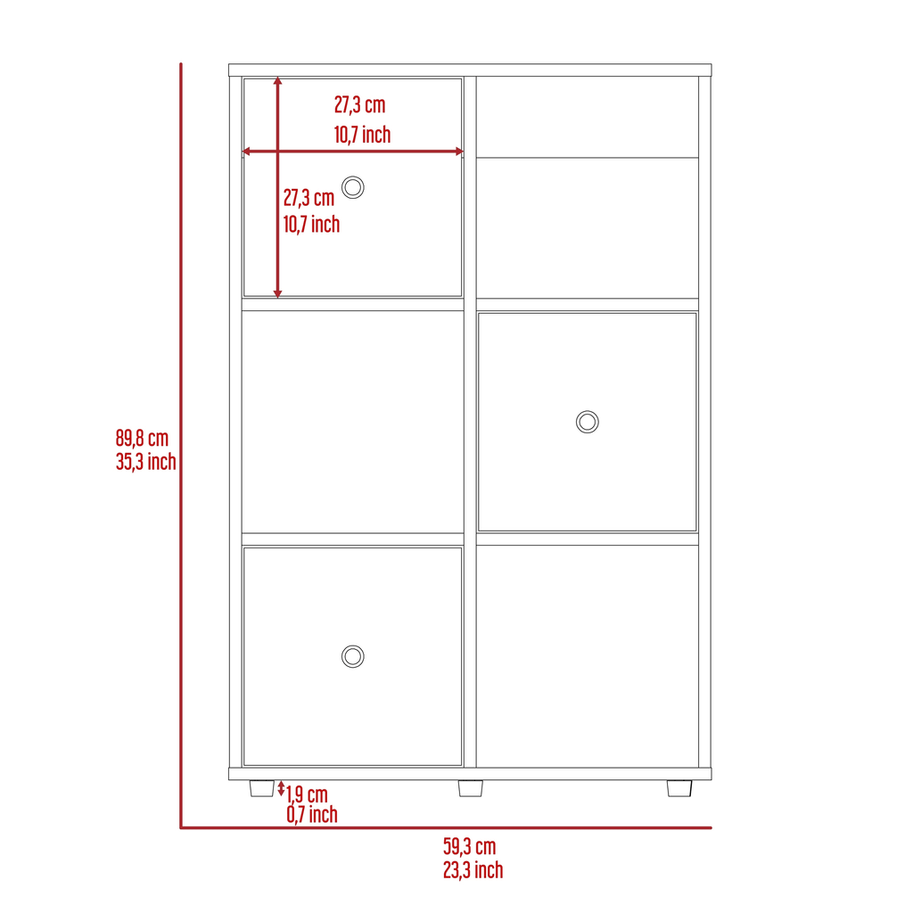 Cube Bookcase Y962