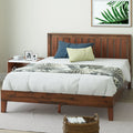 Queen Wood Platform Bed Frame with Headboard P76533