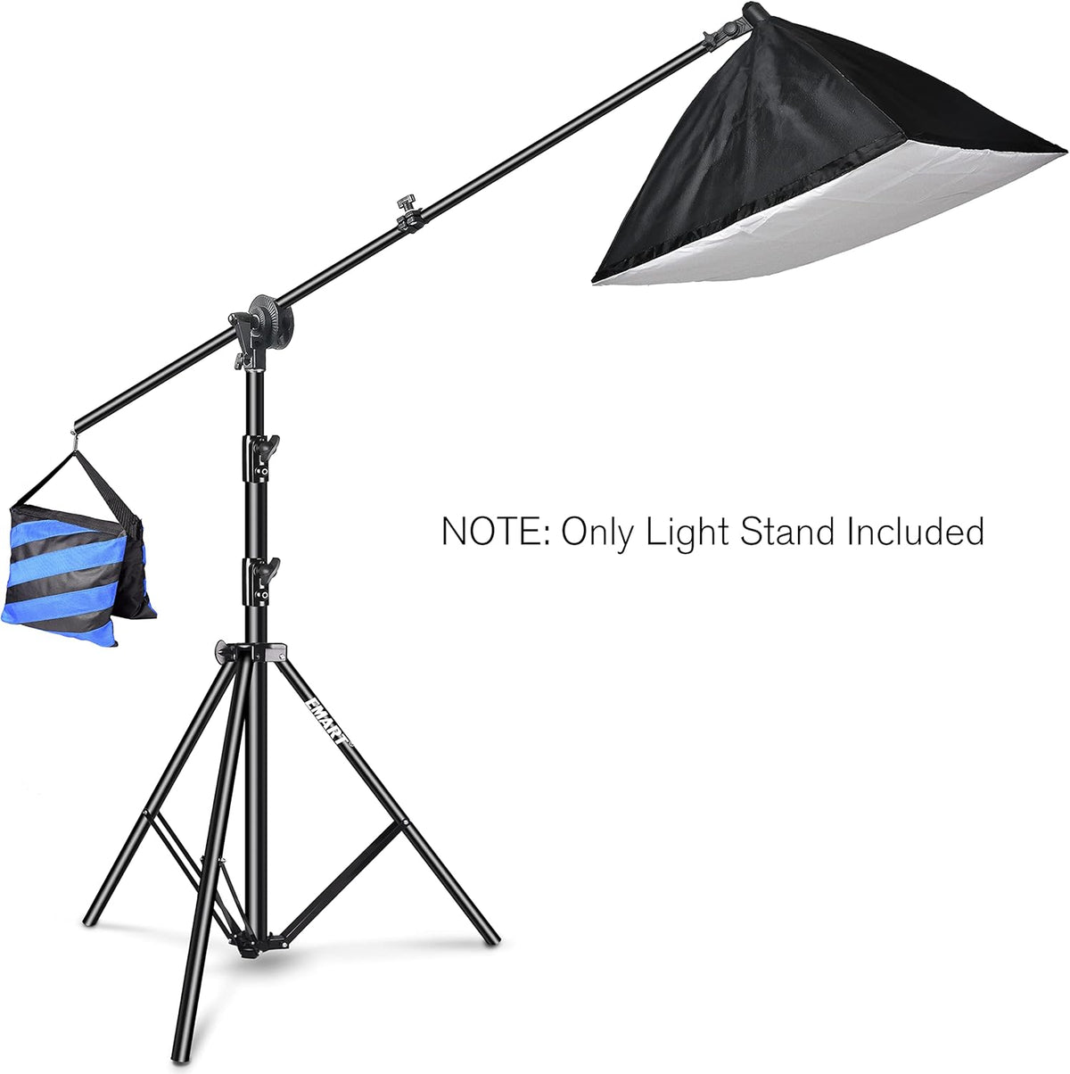 8.5ft Adjustable Aluminum Light Stand with Carrying Bag, 2 Pack J78689