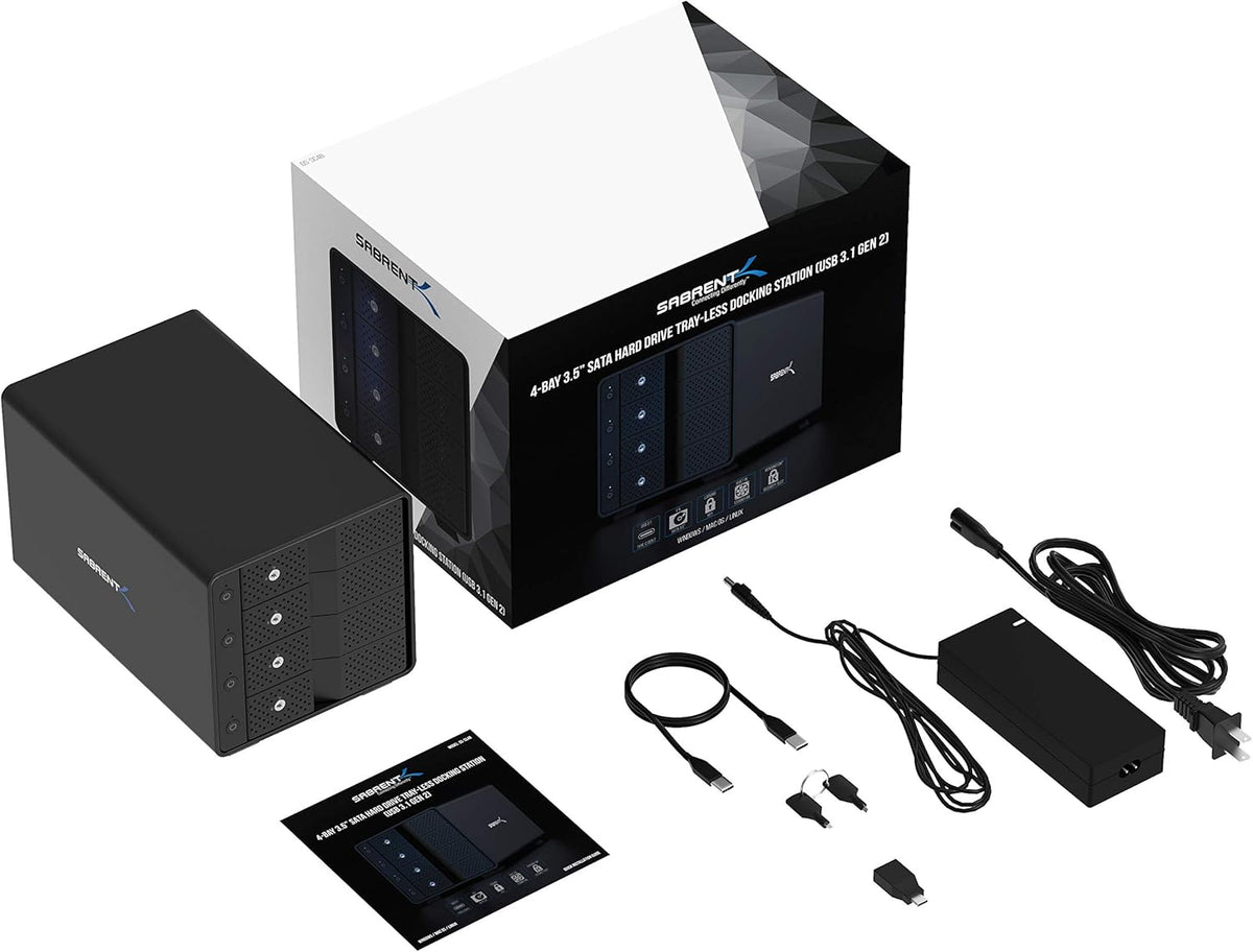 USB 3.0 to SATA Dual Bay External Hard Drive Docking Station T59462