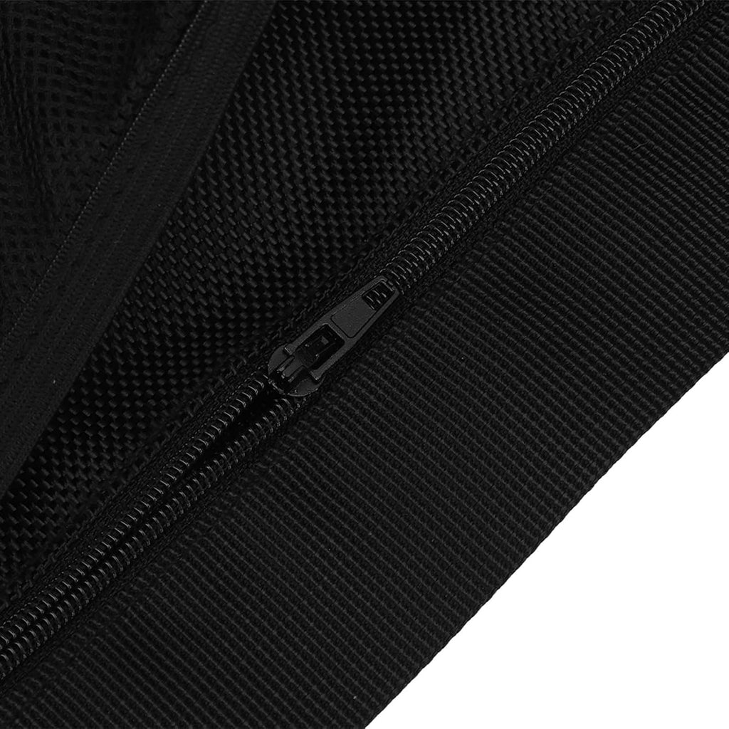 Black Oxford Cloth Waist Belt Bag Pouch Y588